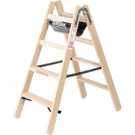 Holz-Stufenstehleitern Produktbild